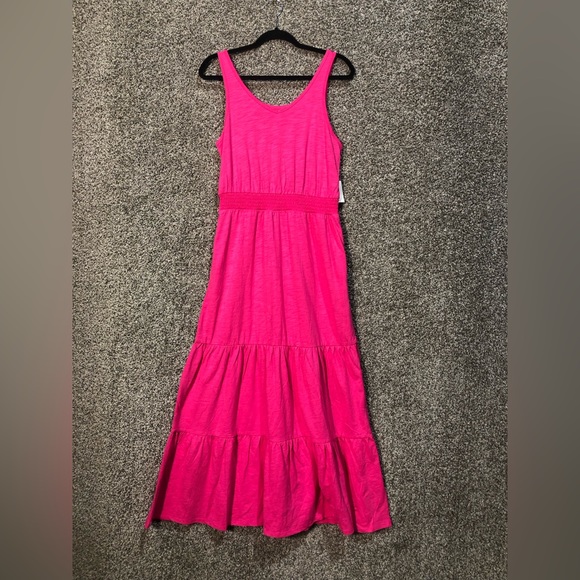 NWT Amazon Essentials Sleeveless Elastic Waist Summer Maxi Dress Size Small - Picture 3 of 5